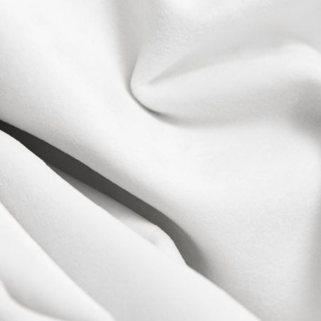 Rideau 100% Occultant Sur Mesure Velours Venise Blanc MC720