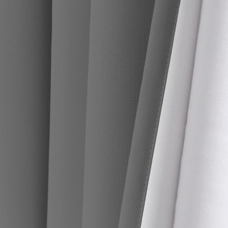Rideau Thermique et Occultant Sur Mesure Origins Gris Stratus MC09