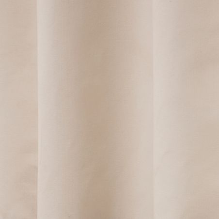 Rideau Thermique et 100% Occultant Sur Mesure Romy Beige Coquille MC634
