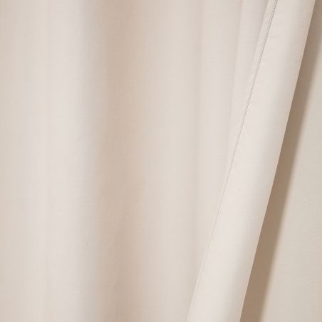 Rideau 100% Occultant Sur Mesure Romy Beige Coquille MC634