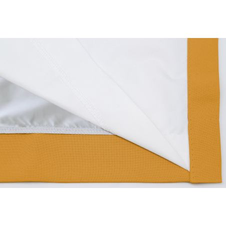Rideau Thermique et Occultant Sur Mesure Jaune Ocre MC215