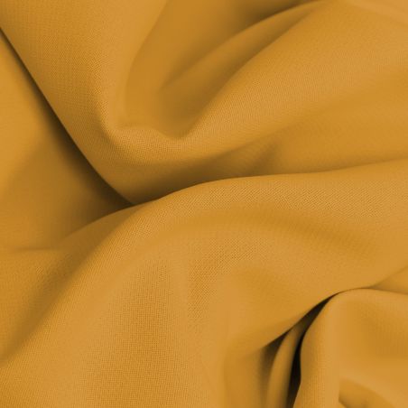 Rideau 4-en-1 Séparation de pièces Phonique Thermique Occultant Sur Mesure Jaune Ocre MC215