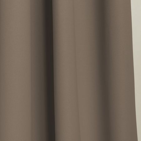 Rideau 4-en-1 Séparation de pièces Phonique Thermique Occultant Sur Mesure Taupe MC740