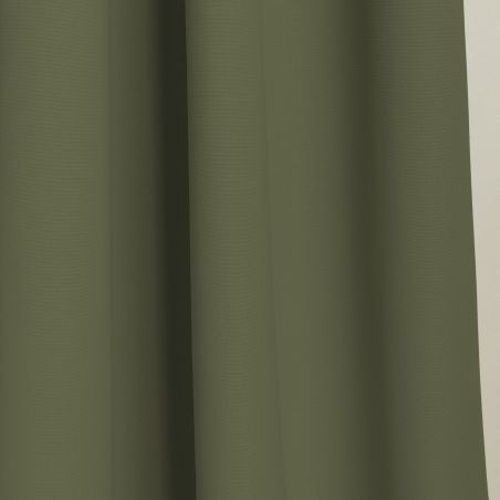 Rideau 4-en-1 Séparation de pièces Phonique Thermique Occultant Sur Mesure Vert Tilleul MC533
